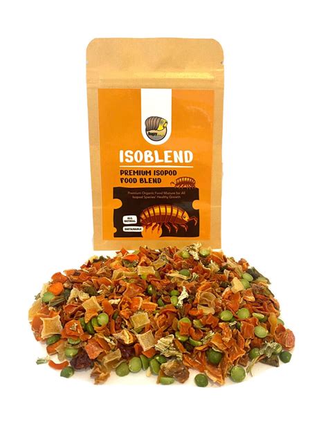 Isoblend Premium Isopod Food Feed Mix All Natural Protein Vegetable Dry