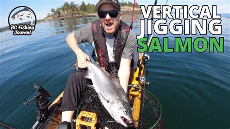 Vertical Jigging Salmon INSANE Fishing YouTube