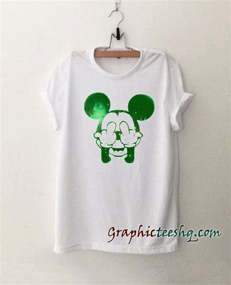 Mickey Mouse Fuck Off Unisex Tee Shirt For Adult Men And Women It Feels Soft And Lightweight