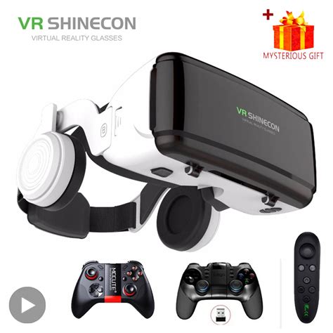 Vr Shinecon Casque D Capacete Fone De Ouvido Culos Realidade Virtual