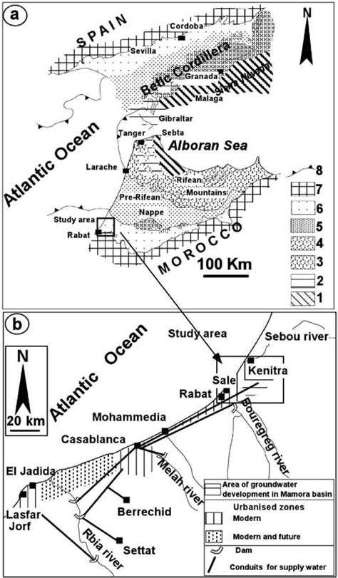 A Tectonic Map Of The Gibraltar Arc After Flinch 1996 Modified And B