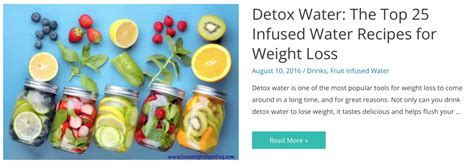 The Best Infused Water Recipes For Weight Loss