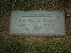 Olin Williams Wiggins 1912 1955 Memorial Find A Grave