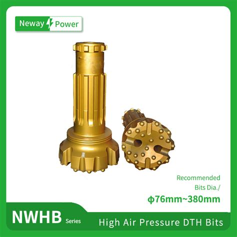 219mm DTH Button Bit For Water Well Drilling High Air Pressure DTH Bit