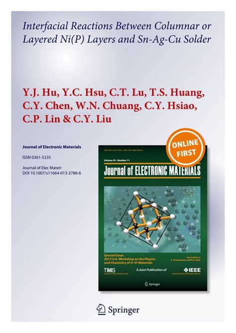 Interfacial Reactions Between Columnar Or Layered Ni P PDF