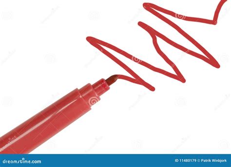 Red Marker Stock Image Image Of Tools Equipment Utensils 11480179