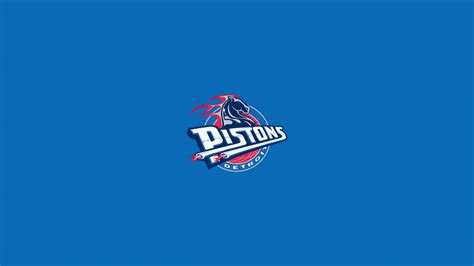 Detroit Pistons Wallpaper 4k Logo Basketball Team 5k