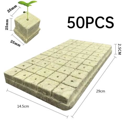 Pot De Germination Cubes De Plantation De Laine De Roche Ventilation