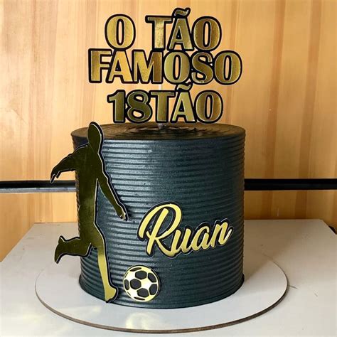 Topper De Bolo Anos Masculino Para Imprimir