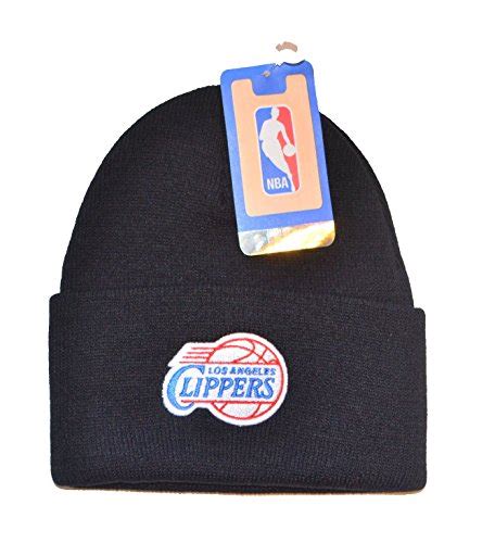 Los Angeles Clippers Black Beanie Hat Nba La Cuffed Knit Toque Cap