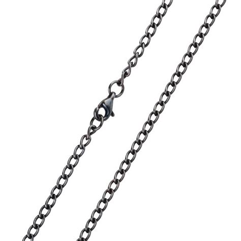 Stainless Steel Necklace Vintage Effect