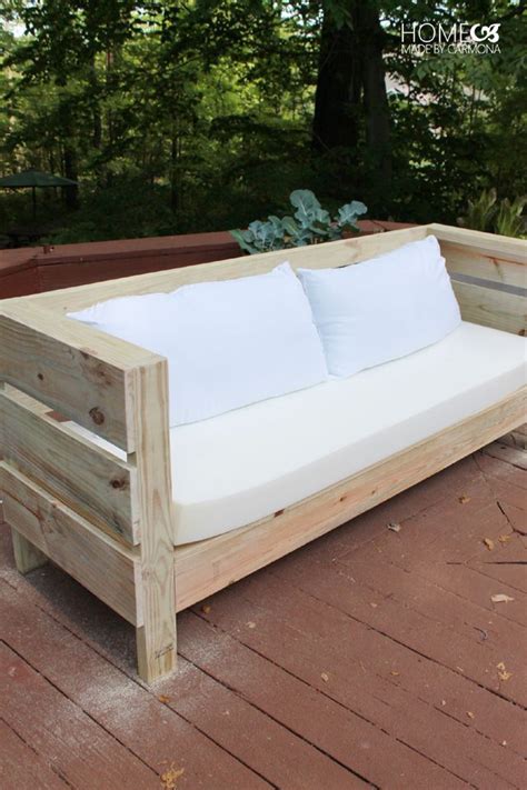 How To Build A Rustic Outdoor Sofa The Easy Way Ideas Para El Hogar