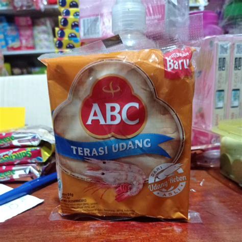 Jual ABC TERASI UDANG 84 GR ISI 20 SACHET Shopee Indonesia