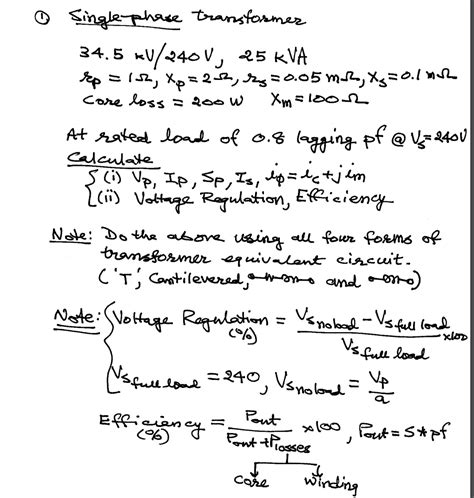 Solved O Single Phase Transformer Kv V Kva Ep Chegg