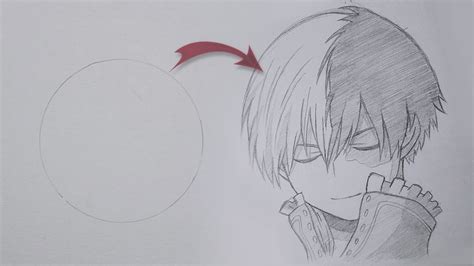 Easy Todoroki Shoto Drawing Tutorial Smile Moment Youtube