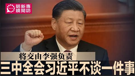 专访：三中全会习近平有一件事不谈，将交由李强负责；三中全会两大重点：依法治国、行政改革；习近平挑消费税下手，目光仍放在加强中央集权｜明镜新闻