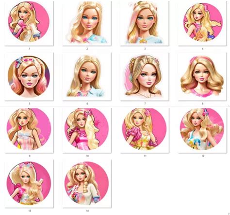 Barbie Pack Stickers Clipart Kit Imprimible Im Genes Png En Venta En