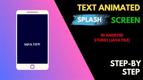 How To Make Splash Screen In Android Studio Step By Step Tutorial