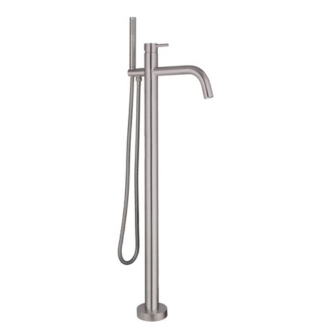 Jtp Inox Stainless Steel Floor Standing Bath Shower Mixer Tap Ix