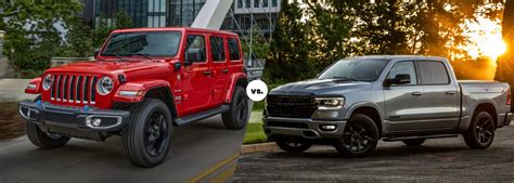 2022 Jeep Wrangler vs. RAM 1500 | Burger Chrysler Jeep