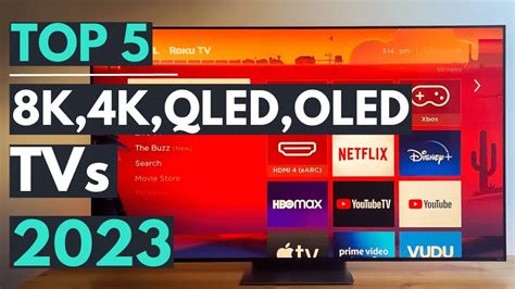 TOP 5 Best TVs 2023 Best 4K OLED QLED TVs YouTube