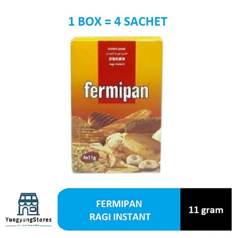 Jual 1 Box Isi 4 Pcs Fermipan Ragi Instant 11 Gram Shopee Indonesia