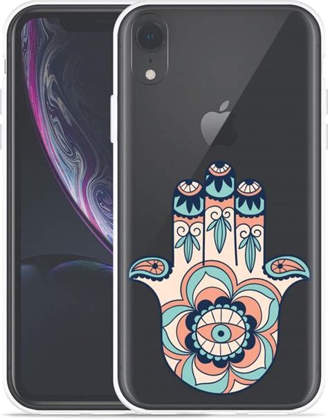 Geschikt Voor Apple Iphone Xr Hoesje Hand Ornament Designed By Cazy