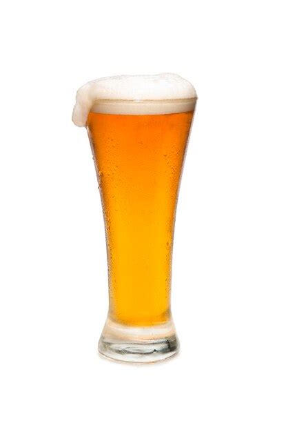 Premium Photo Beer In A Pilsner Glass With Foam Top