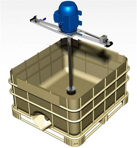 Misturador Para Ibc Container De Litros Motor El Trico Redutor