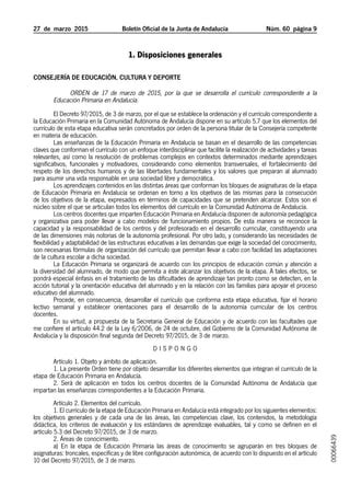 Orden De 17 De Marzo De 2015 PDF