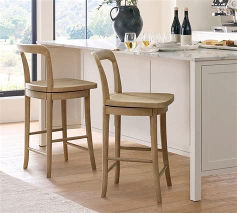 Cline Swivel Counter Stool Pottery Barn