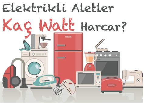 Elektrikli Aletler Kaç Watt Harcar SolarAVM