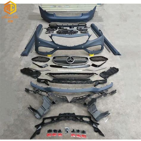 E63 Amg Body Kit Front Bumper Rear Bumper Skirt Is Suitable For