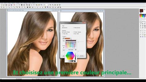 Comment Colorer Des Cheveux Sur Photofiltre Youtube