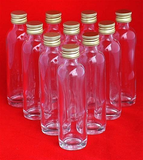 30 x 40 ml leere Glasflaschen Mini miniatur Flaschen Fläschchen