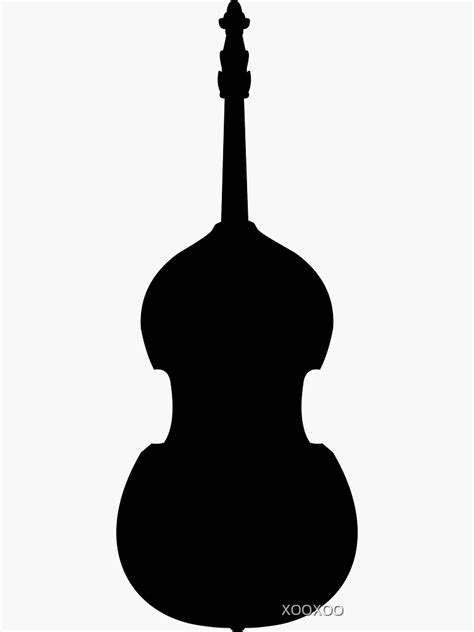 Double Bass Pattern Sticker For Sale By Xooxoo Redbubble