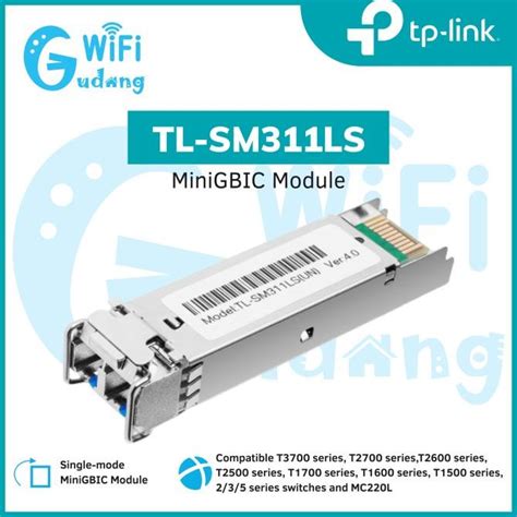 Jual Tp Link Tl Sm311ls Gigabit Sfp Module Single Mode Minigbic Lc