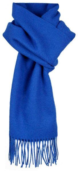 Dents Plain Scarf in Blue for Men (Royal Blue) | Lyst