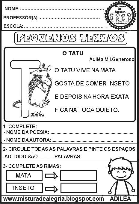 Atividades De Alfabetiza O Ano Quadrinhas Atividades Anos