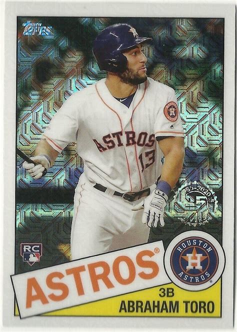 Topps Chrome Abraham Toro Rookie Silver Houston Astros Tc Ebay