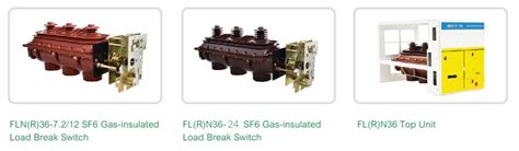 SF6 Gas Insulated Load Break Switch FLN36 7 2 24kV