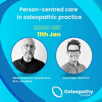 Webinars And Education Osteopathy Europe