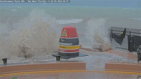 Raw Video Hurricane Ian Hits Southernmost Part In Key West Florida