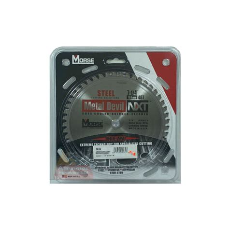 Mk Morse Metal Devil Nxt Inch Teeth Mm Arbor Circular Saw Blade