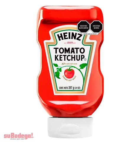 Salsa Catsup Heinz 397 gr suBodega alcanza para más