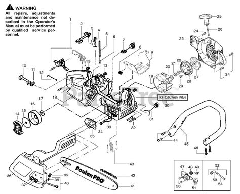 Poulan Pro Pr Bt Parts Breakdown