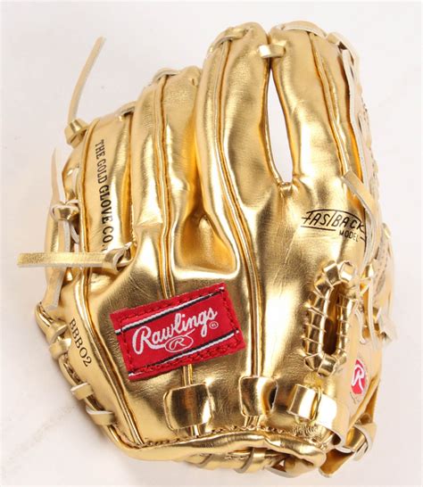 Pete Rose Signed Rawlings Gold Mini Baseball Glove Inscribed 4256