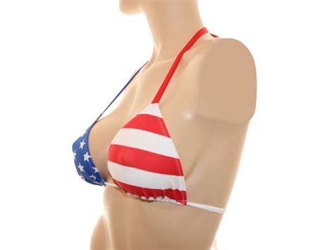 USA Flag Bikini Top Multiple Options Etsy