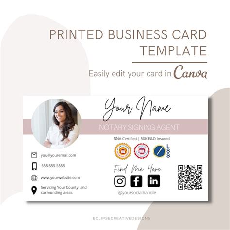 Notary Business Cards