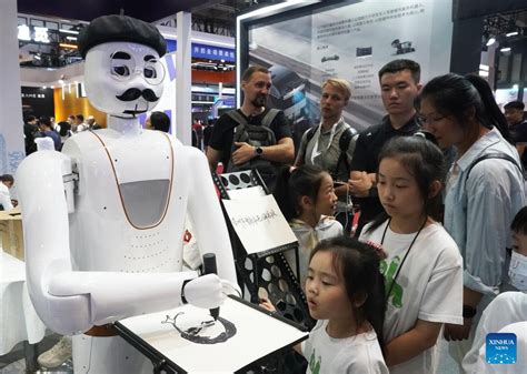 Cutting Edge Robotic Prowess Displayed During World Robot Conference Xinhua